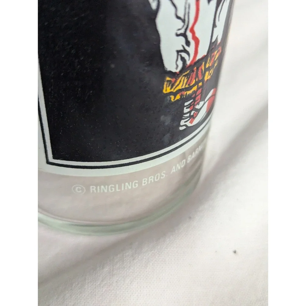 1975 Ringling bros and Barnum & Bailey circus Pepsi drinking glass‎ Felix Clown
